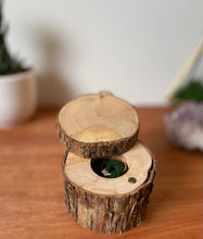 Load image into Gallery viewer, Wooden ring box-elm 1