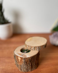 Wooden ring box-elm 3