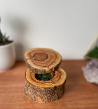 Load image into Gallery viewer, Wooden ring box-lilac 1