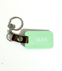 Acrylic keychain - Rectangle with name engraved