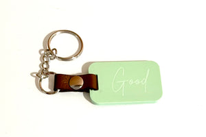 Acrylic keychain - Rectangle with name engraved