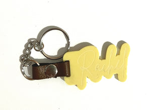 Acrylic keychain - Script with name engraved