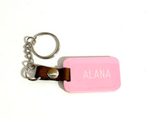 Load image into Gallery viewer, Acrylic keychain - Rectangle with name engraved