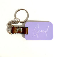 Load image into Gallery viewer, Acrylic keychain - Rectangle with name engraved