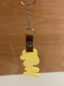 Acrylic keychain - Script with name engraved