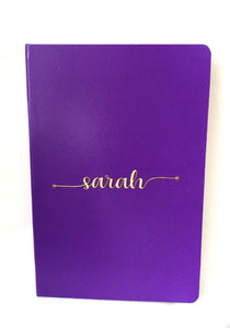 Leather bound notebook