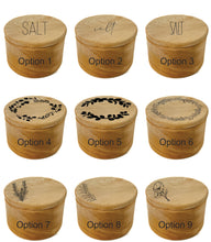 Load image into Gallery viewer, Wooden salt well - 5&quot;