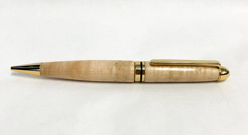 Wood twist pen including custom engraving