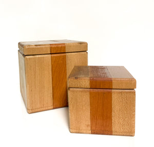 Handcrafted wood nesting boxes