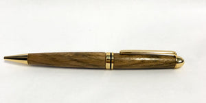 Wood twist pen including custom engraving