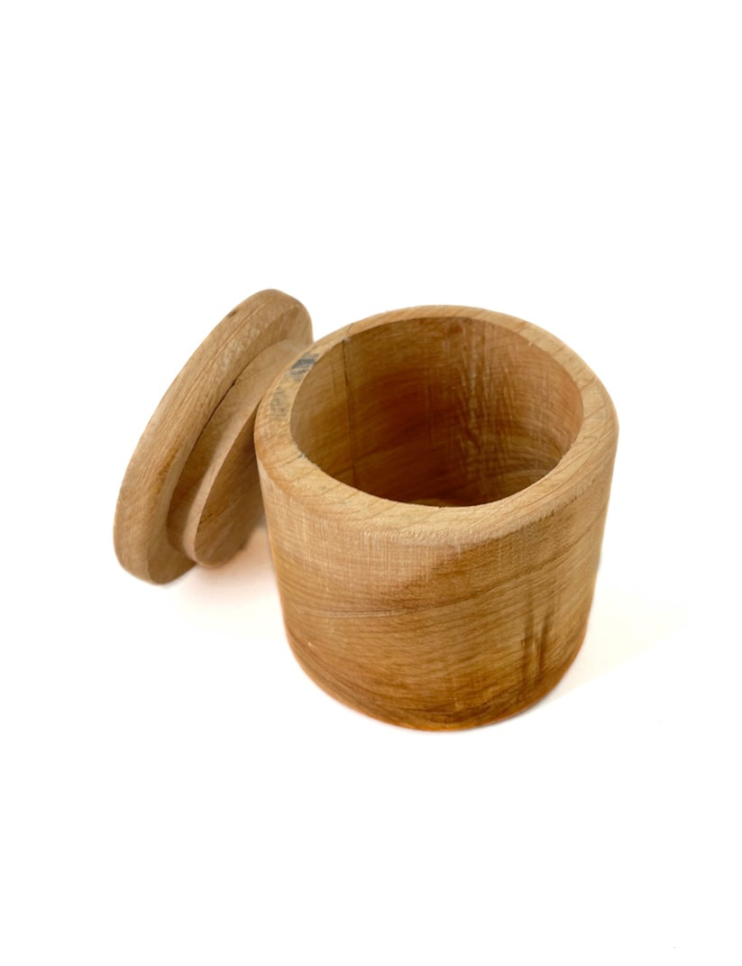 Wooden salt well - 3