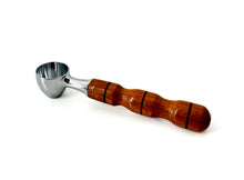 Load image into Gallery viewer, Coffee scoop with walnut hand turned handle