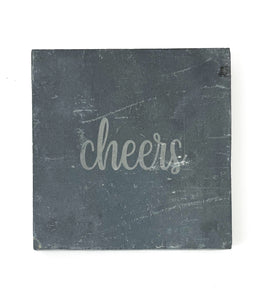 Slate coaster