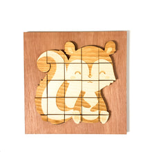 Load image into Gallery viewer, Woodland animal wood puzzle - Skunk