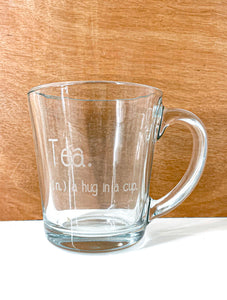 Glass mug