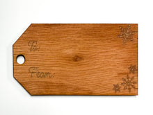 Load image into Gallery viewer, Wood gift tags - snowflakes