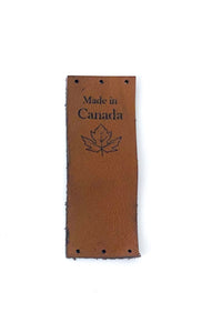 Leather label - Made in Canada