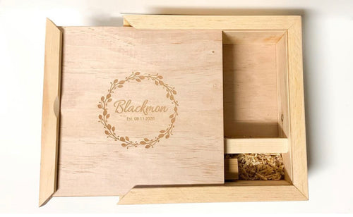 Wooden photo box