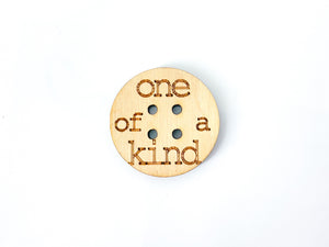 Wooden circle labels - One of a kind