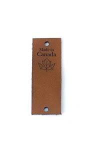 Leather label - Made in Canada