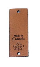 Load image into Gallery viewer, Leather label - Made in Canada