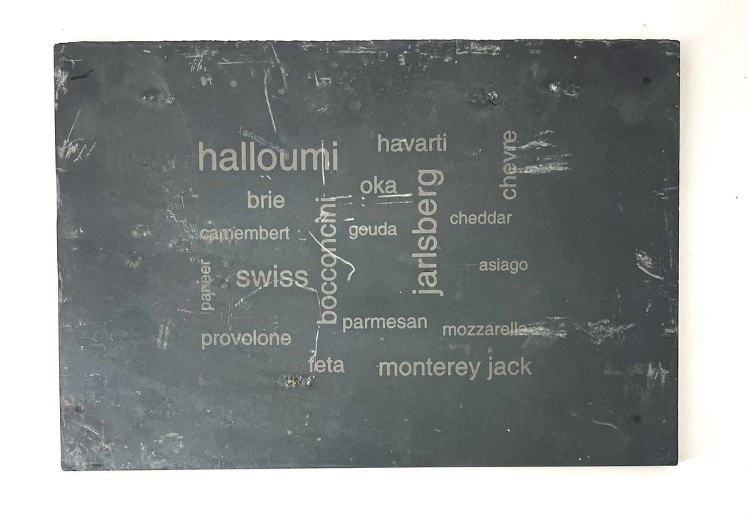 Slate cheeseboard - small