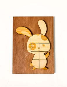 Woodland animal wood puzzle - Rabbit