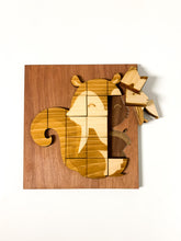 Load image into Gallery viewer, Woodland animal wood puzzle - Chipmunk