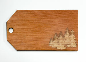 Wood gift tags - Trees